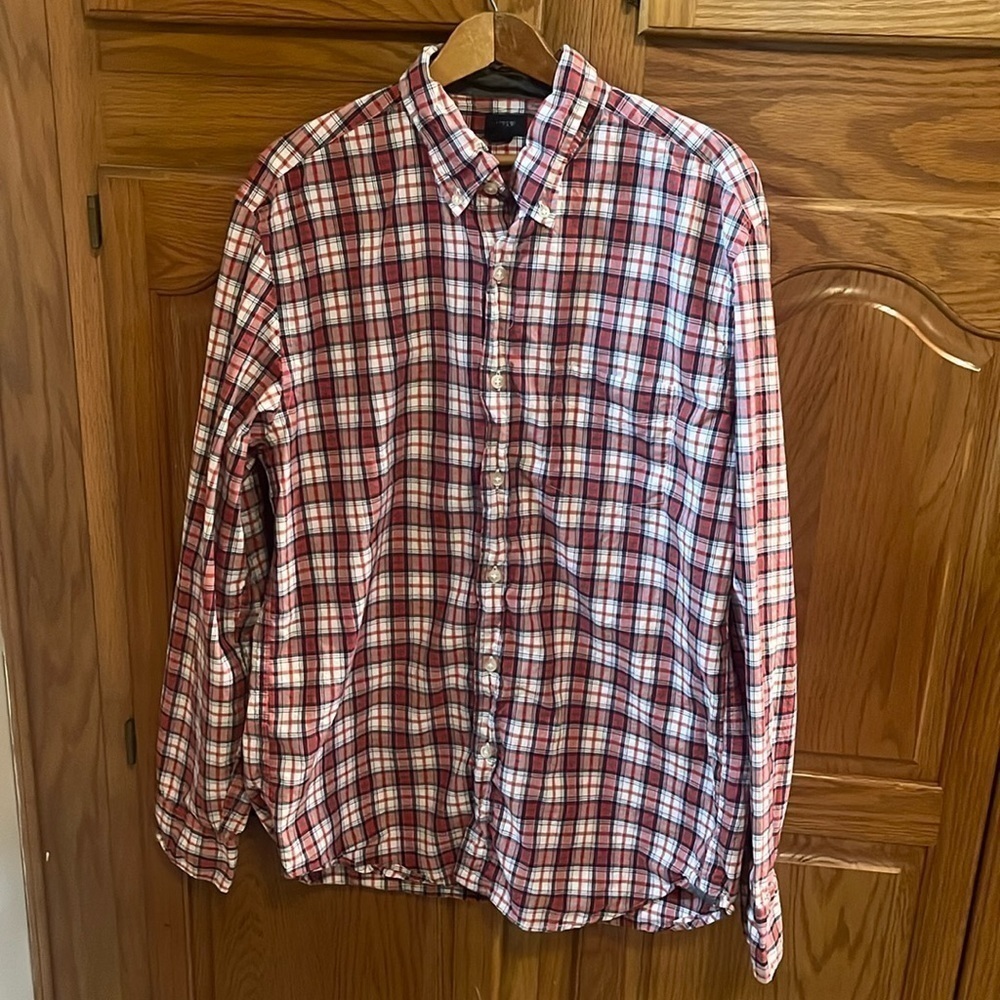 J Crew Tartan Button Down
